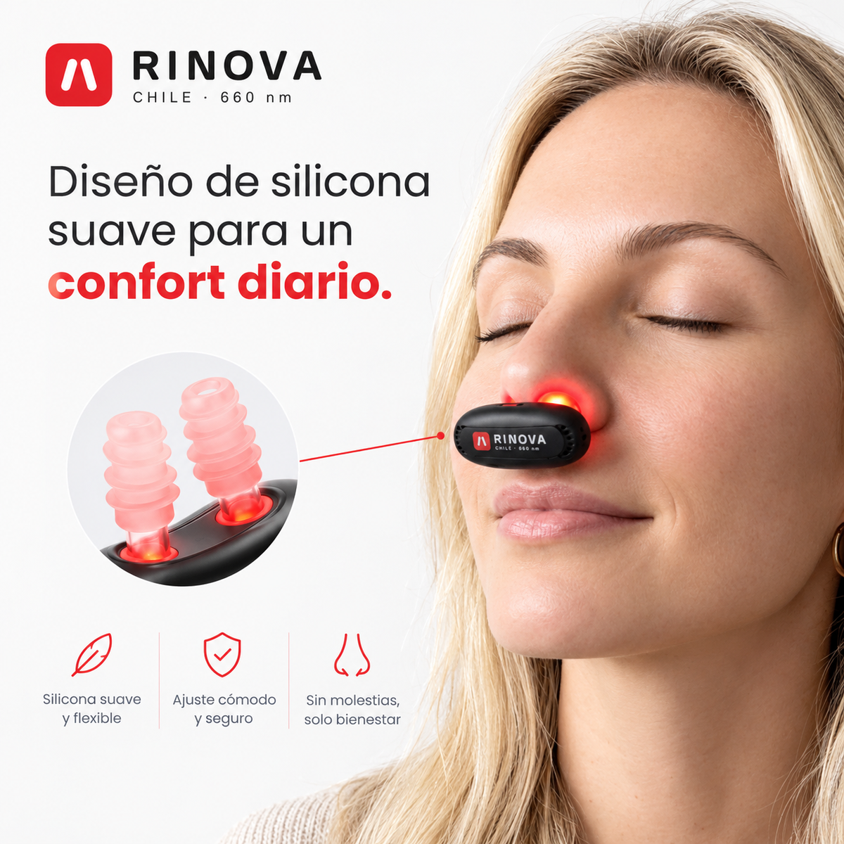 Rinova 660 Versión Mejorada | Respira libre sin fármacos