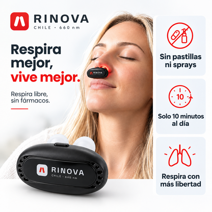 Rinova 660 Versión Mejorada | Respira libre sin fármacos